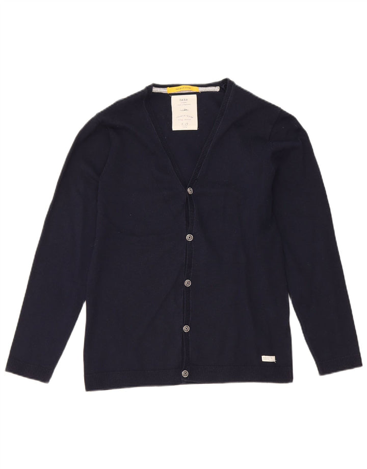 Zara drenge cardigan sweater 9-10 år marineblå