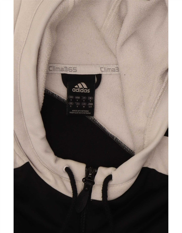 Adidas Hættetrøje med lynlås til mænd Small Black Polyester