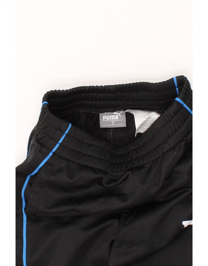 PUMA Boys Tracksuit Trousers 3-4 Years Black Polyester Vintage Puma and Second-Hand Puma from Messina Hembry 