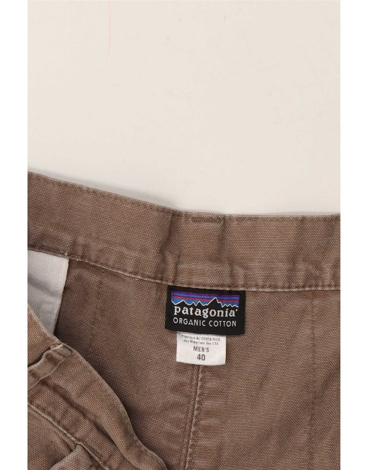 Patagonia Herre Chino Shorts W40 XL Grå Bomuld
