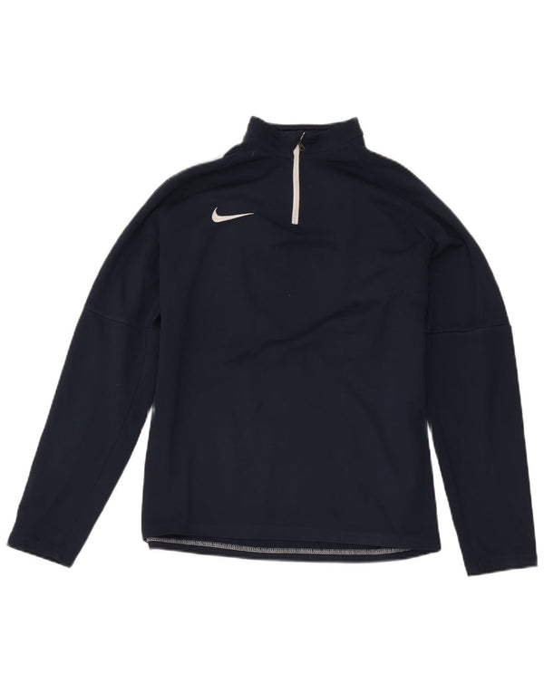 Nike Boys Dri Fit Pullover Træningsdragt Top 13-14 år XL Marineblå