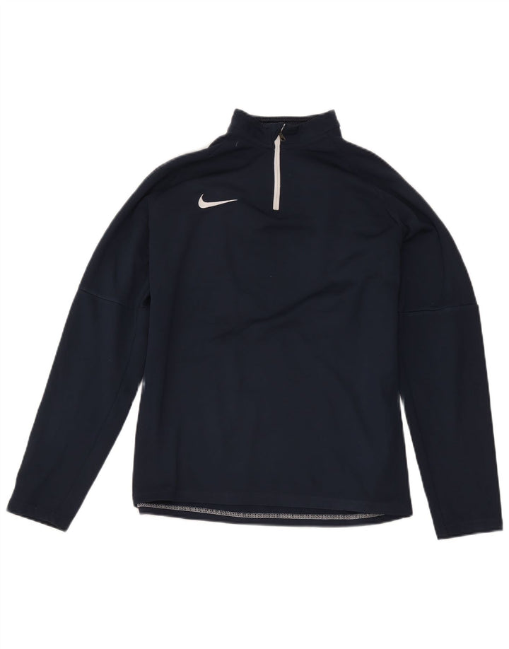 Nike Boys Dri Fit Pullover Træningsdragt Top 13-14 år XL Marineblå