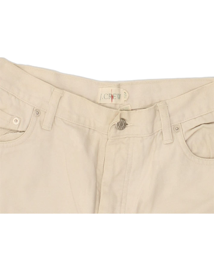 J. CREW Mens Tapered Casual Trousers W33 L34 Beige Cotton | Vintage J. Crew | Thrift | Second-Hand J. Crew | Used Clothing | Messina Hembry 