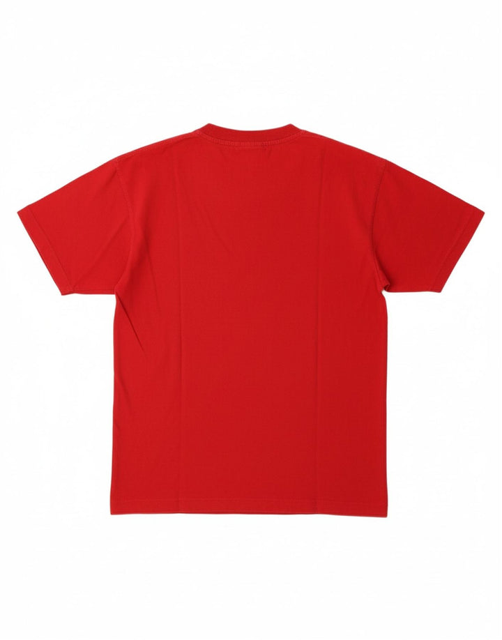 PUMA Mens Graphic T-Shirt Top Small Red Cotton