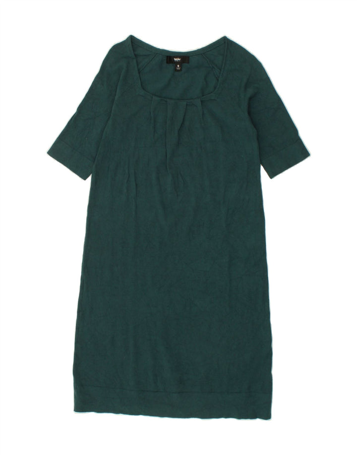 MOSSIMO Womens Shift Dress UK 10 Small Green Rayon Vintage Mossimo and Second-Hand Mossimo from Messina Hembry 