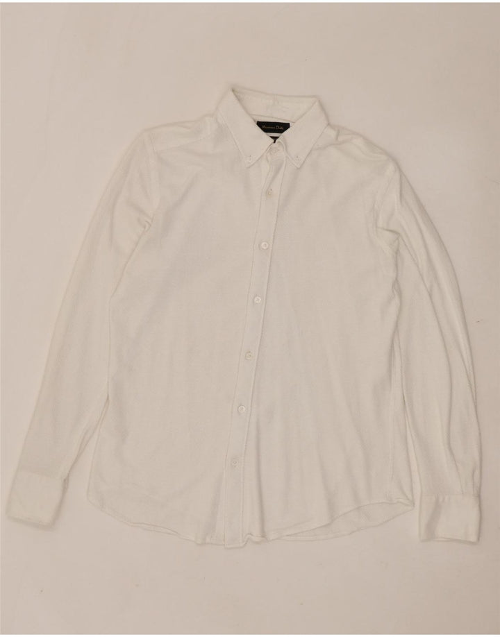 MASSIMO DUTTI Herreskjorte Medium White