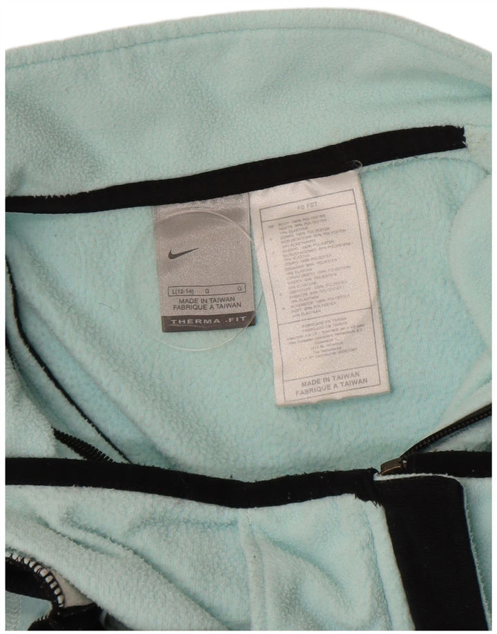 Nike dame fleecejakke US 12/14 Stor turkis polyester