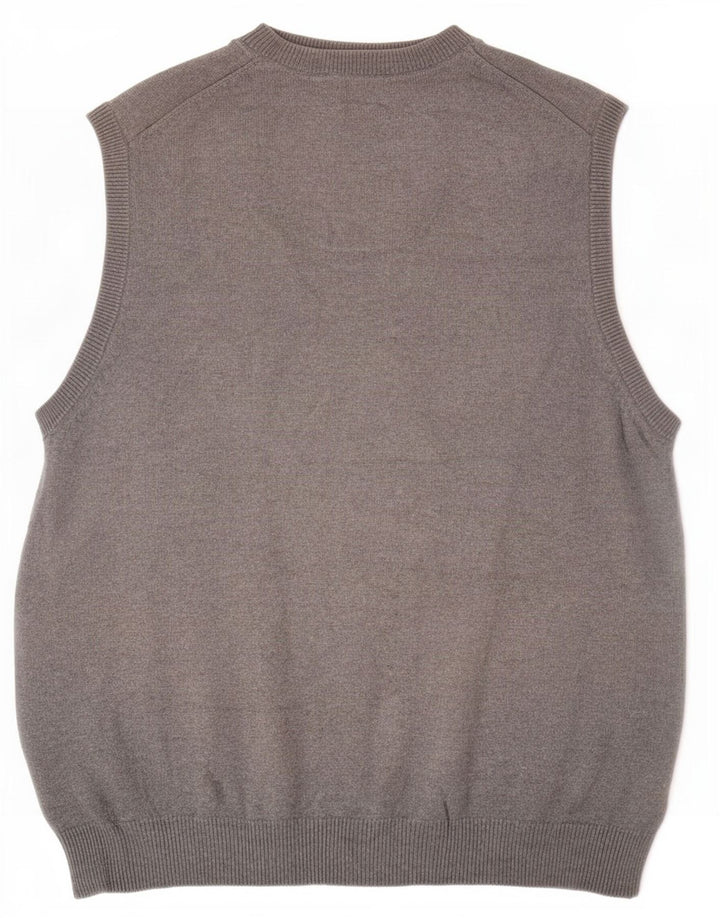 Marks & Spencer Herre Regular Fit Vest Tank Top Stor Grå Bomuld