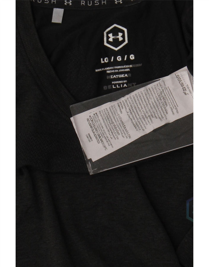 Under Armour Herre T-Shirt Top Stor Sort Nylon