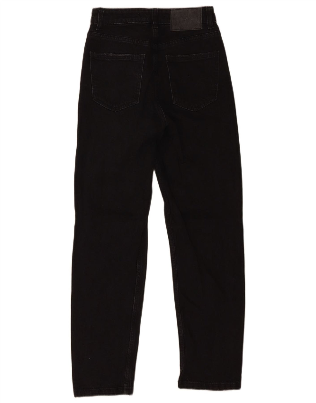 ZARA Womens Straight Jeans EU 34 2XS W24 L27 Black