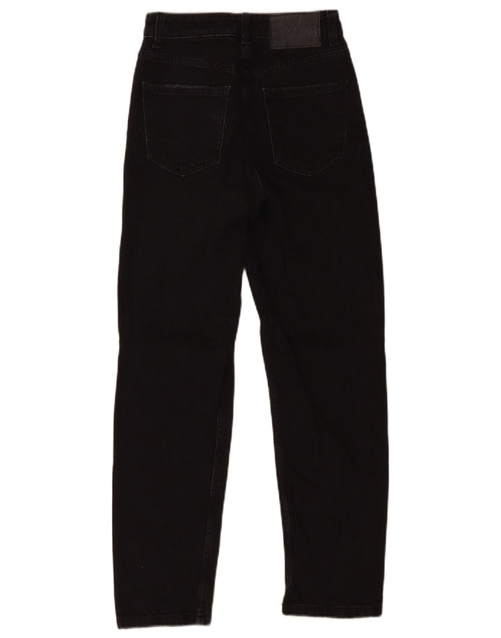 ZARA Womens Straight Jeans EU 34 2XS W24 L27 Black