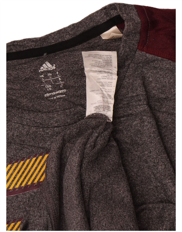Adidas Herre Arizona State Sun Devils Sweatshirt Jumper Large Grå