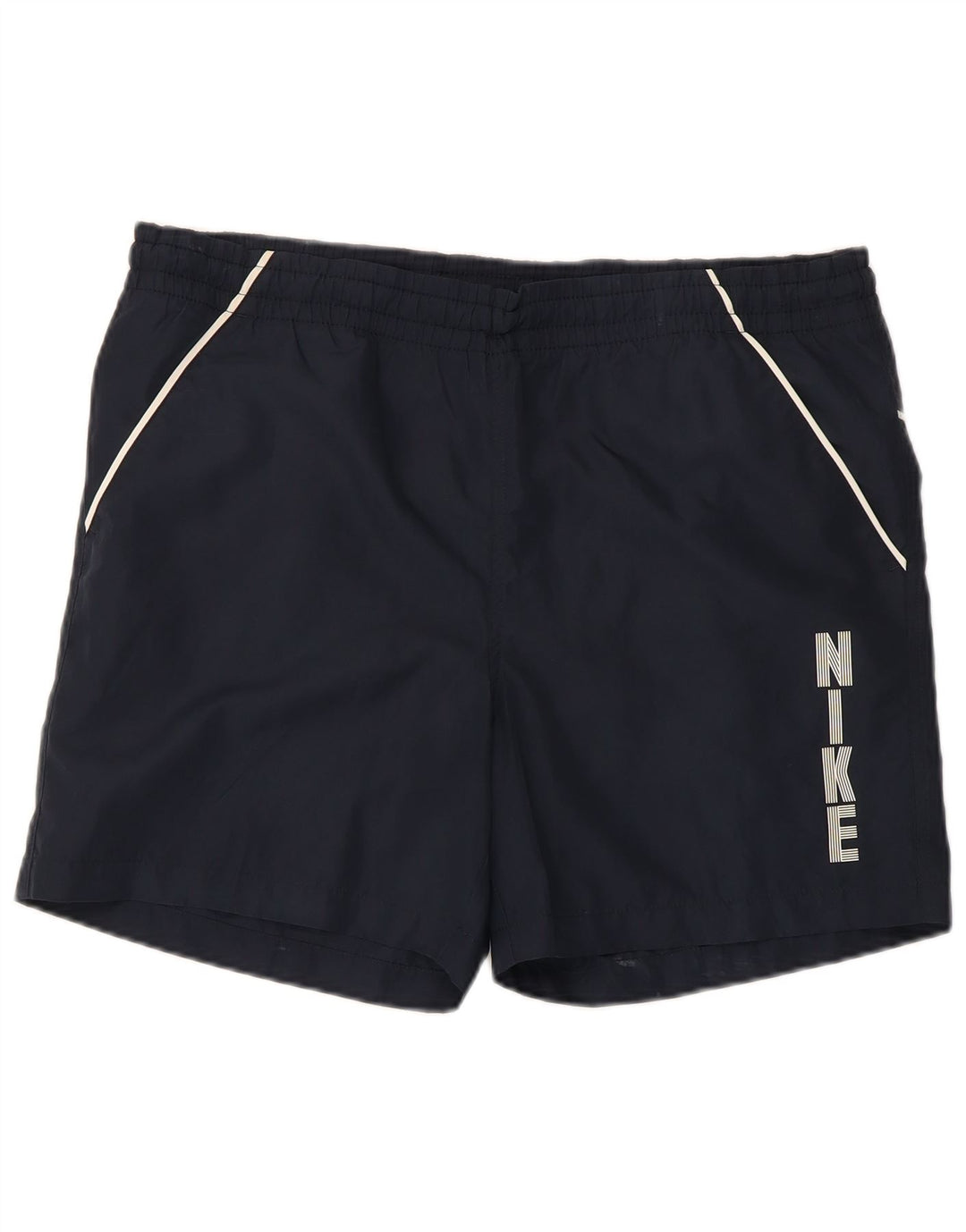 Nike grafiske sportsshorts til mænd mellem marineblå polyester