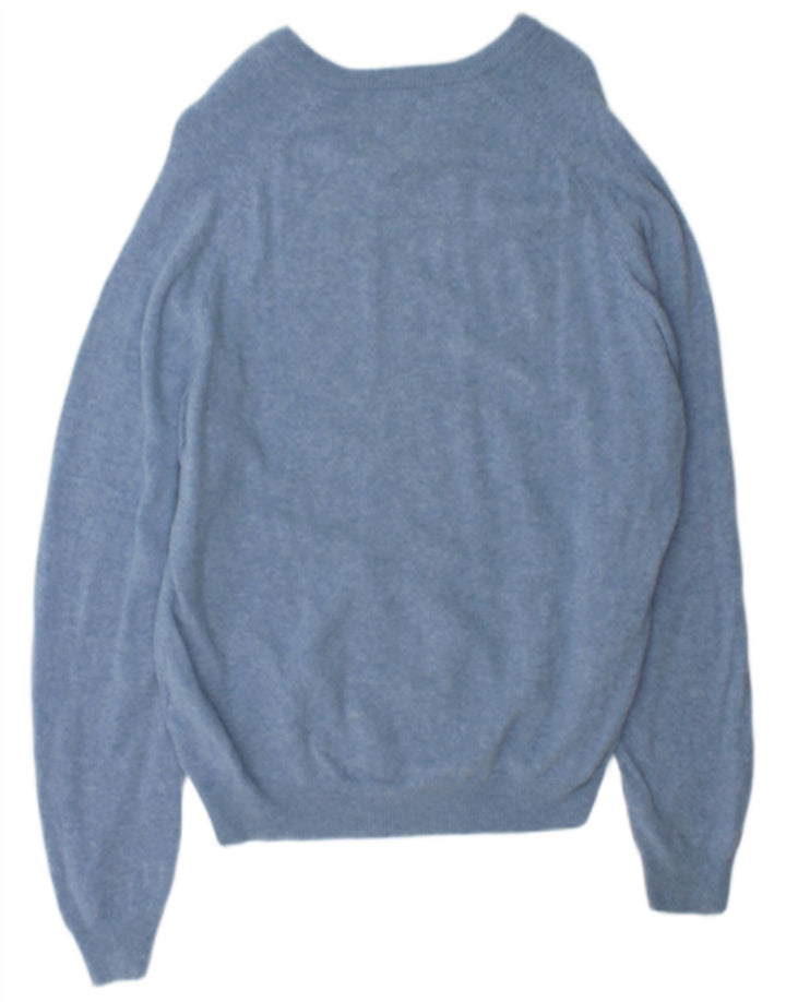 Marks & Spencer Herre Blue Harbor V-hals trøje Sweater Large Blue Flecked