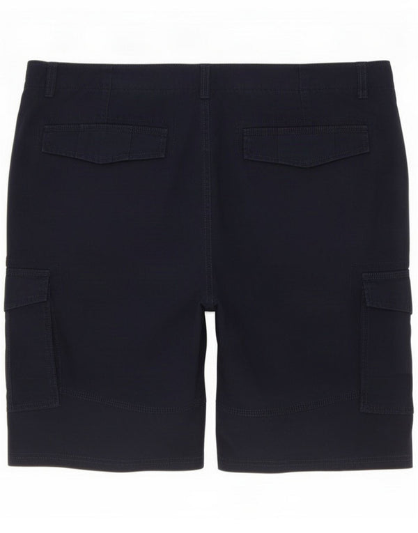 M&Co Herre Cargo Shorts Large W36 Navy Blue Cotton