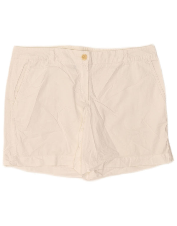Marina Yachting Dame Chino Shorts IT 46 Large W34 Hvid Bomuld