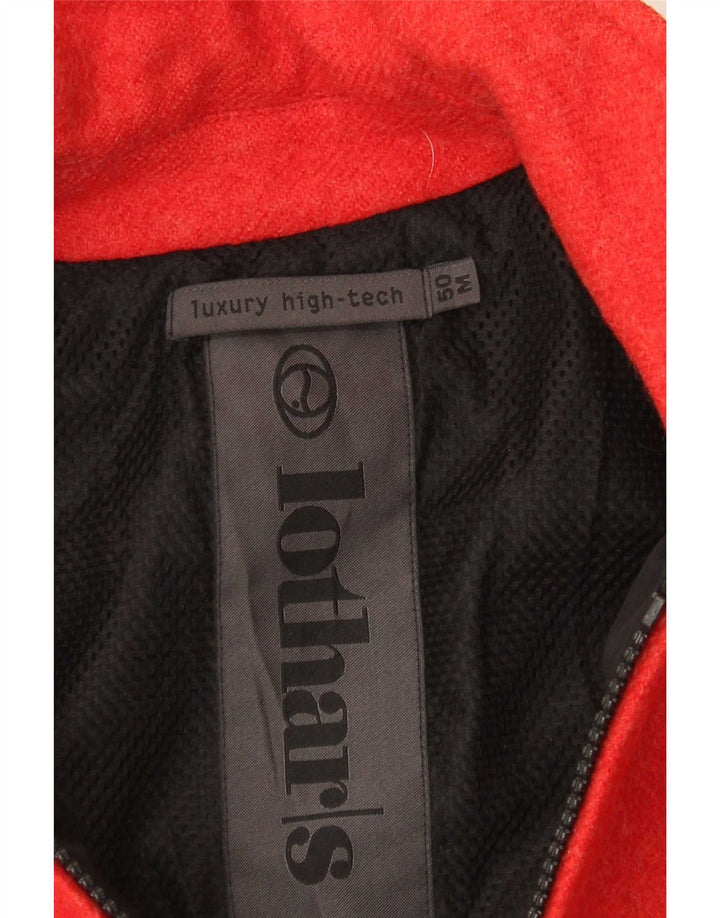 Lothars Herre Windbreaker Jacket EU 50 Medium Rød Polyamid