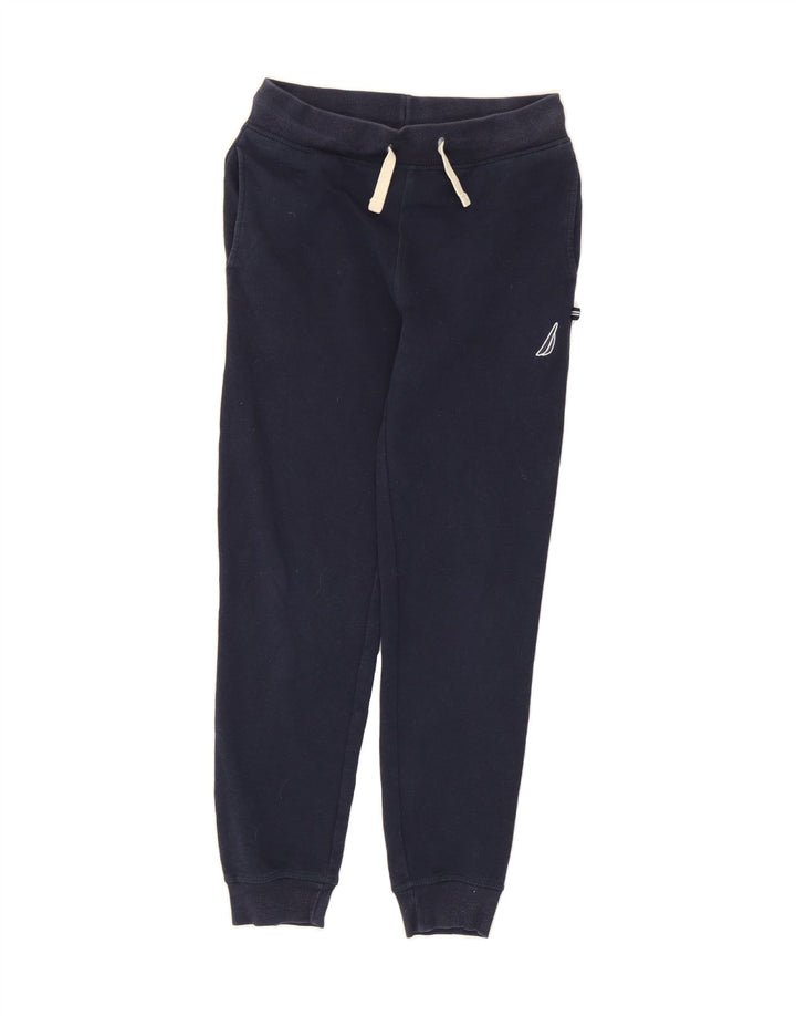 NAUTICA Boys Tracksuit Trousers Joggers 10-11 Years Medium Navy Blue Vintage Nautica and Second-Hand Nautica from Messina Hembry 