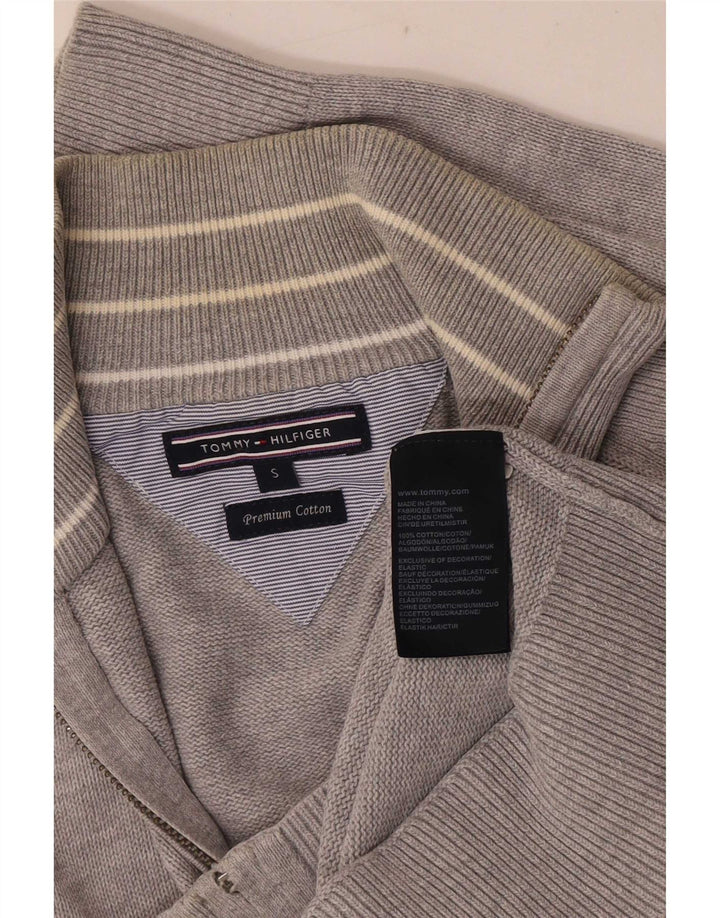 Tommy Hilfiger Herre Cardigan Sweater Lille Grå Bomuld