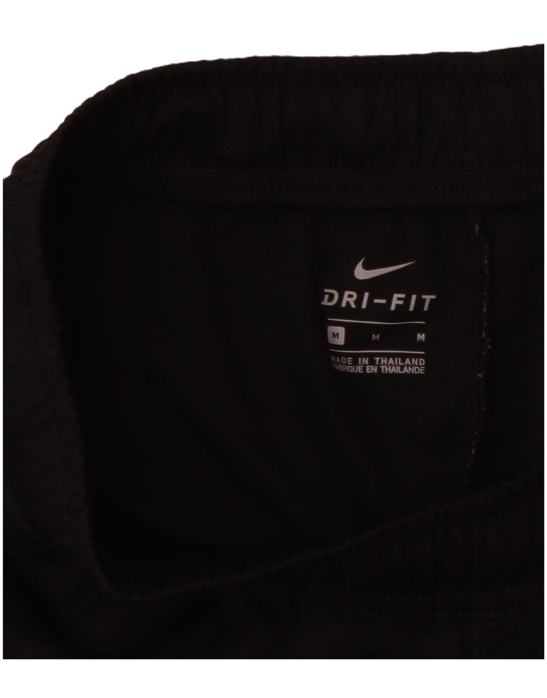 Nike Dame Dri Fit Grafisk træningsdragt Bukser UK 14 Medium Sort Polyester