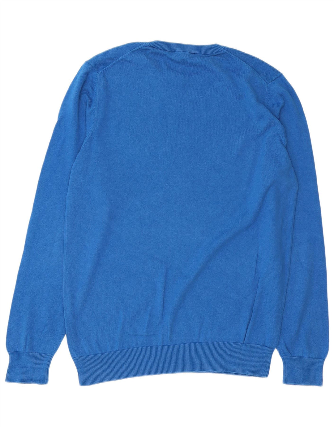 CREW TØJ Herre Crew Neck Jumper Sweater Large Blue