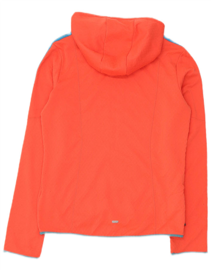 Adidas Dame Hoodie Jumper UK 14 Medium Rød Polyester