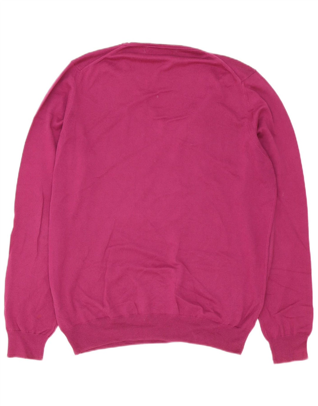 Zara Herre V-hals sweater Stor lilla bomuld
