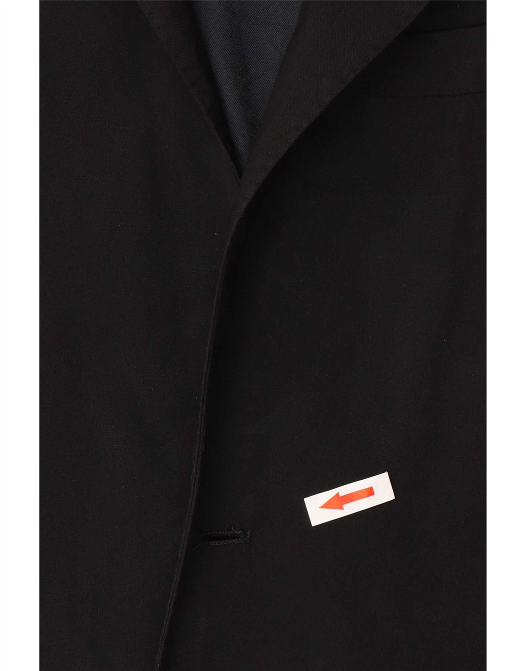 Massimo Dutti Herre 2-knaps blazerjakke EU 48 Medium Sort Uld