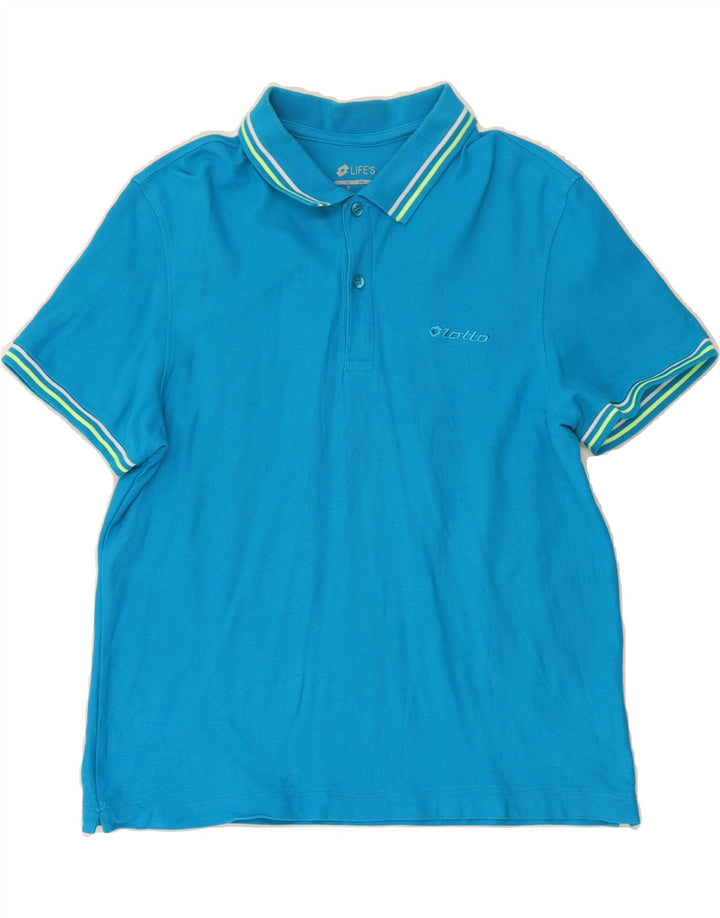 UMBRO Mens Polo Shirt Large Blue Vintage Umbro and Second-Hand Umbro from Messina Hembry 