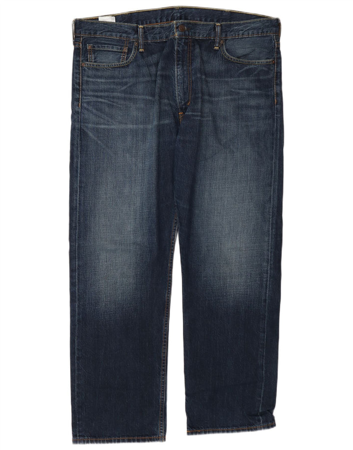 Levi's Herre 504 Straight Jeans W40 L30 Blå Bomuld