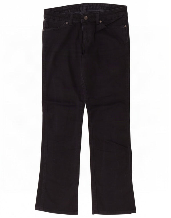 Wrangler Dame Iris Straight Jeans W30 L30 Sort Bomuld