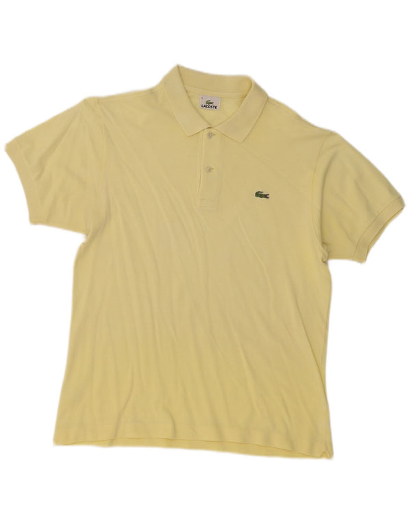 Lacoste herre poloshirt størrelse 4 Medium gul bomuld