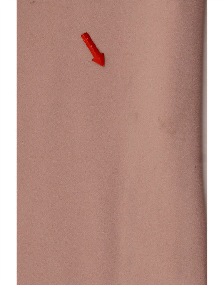 Zara Slim Chino-bukser til kvinder Small W27 L26 Pink Polyester