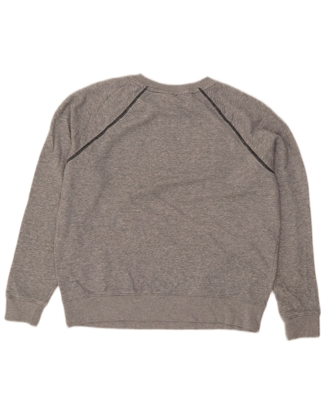 FILA Sweatshirt-trøje til kvinder UK 16 Stor, grå flækket bomuld