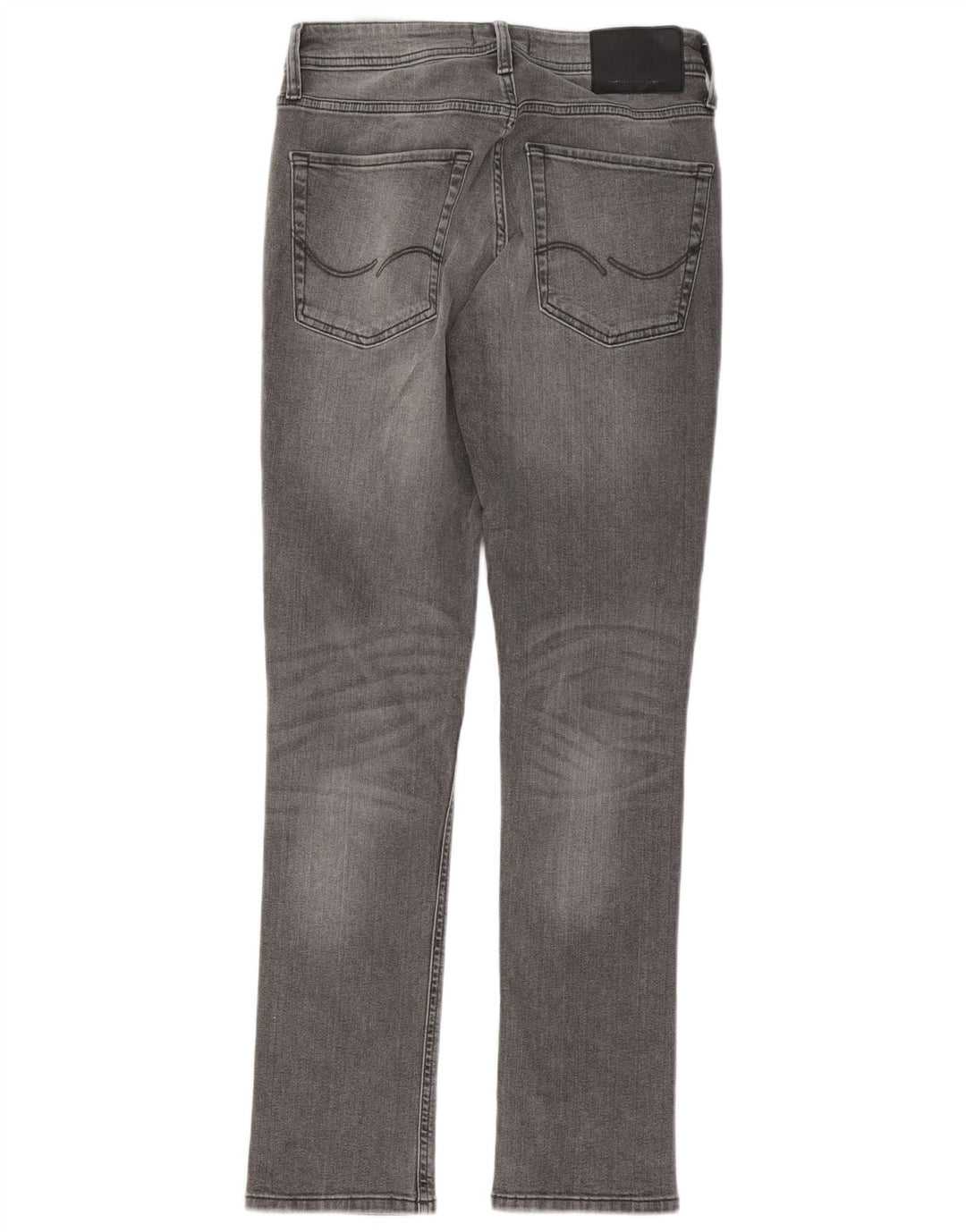 Jack & Jones Herre GLENN Distressed Slim Jeans W28 L32 Grå Bomuld