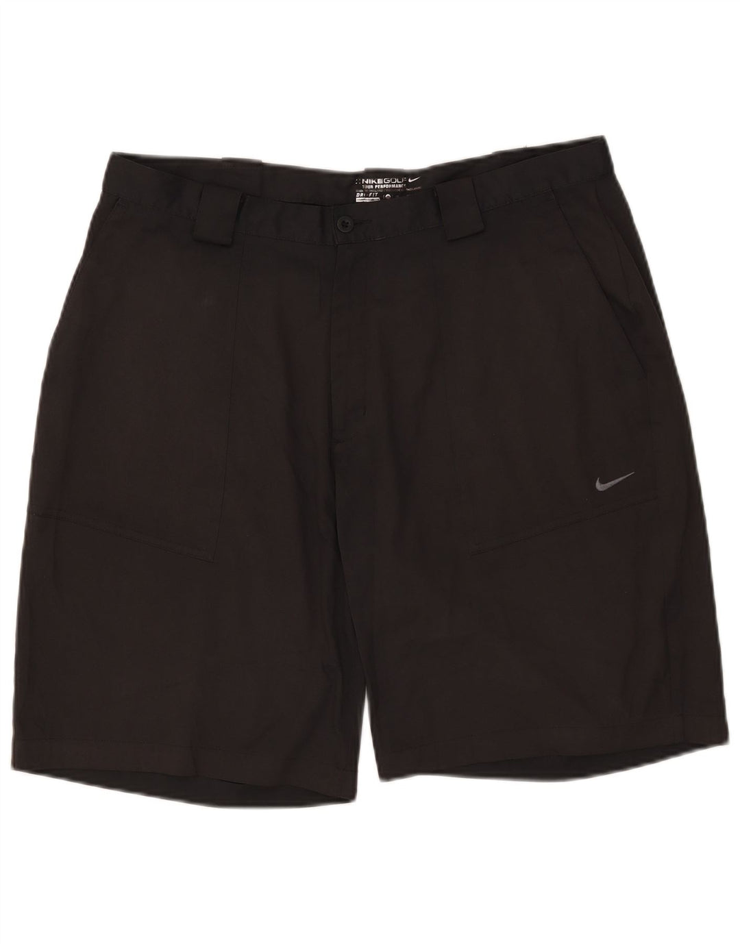Nike Herre Dri Fit Chino Shorts W38 XL Sort Polyester