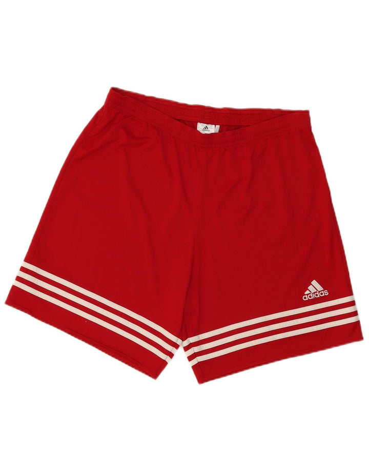 Adidas Herre Climalite Sportshorts Store Røde Polyester