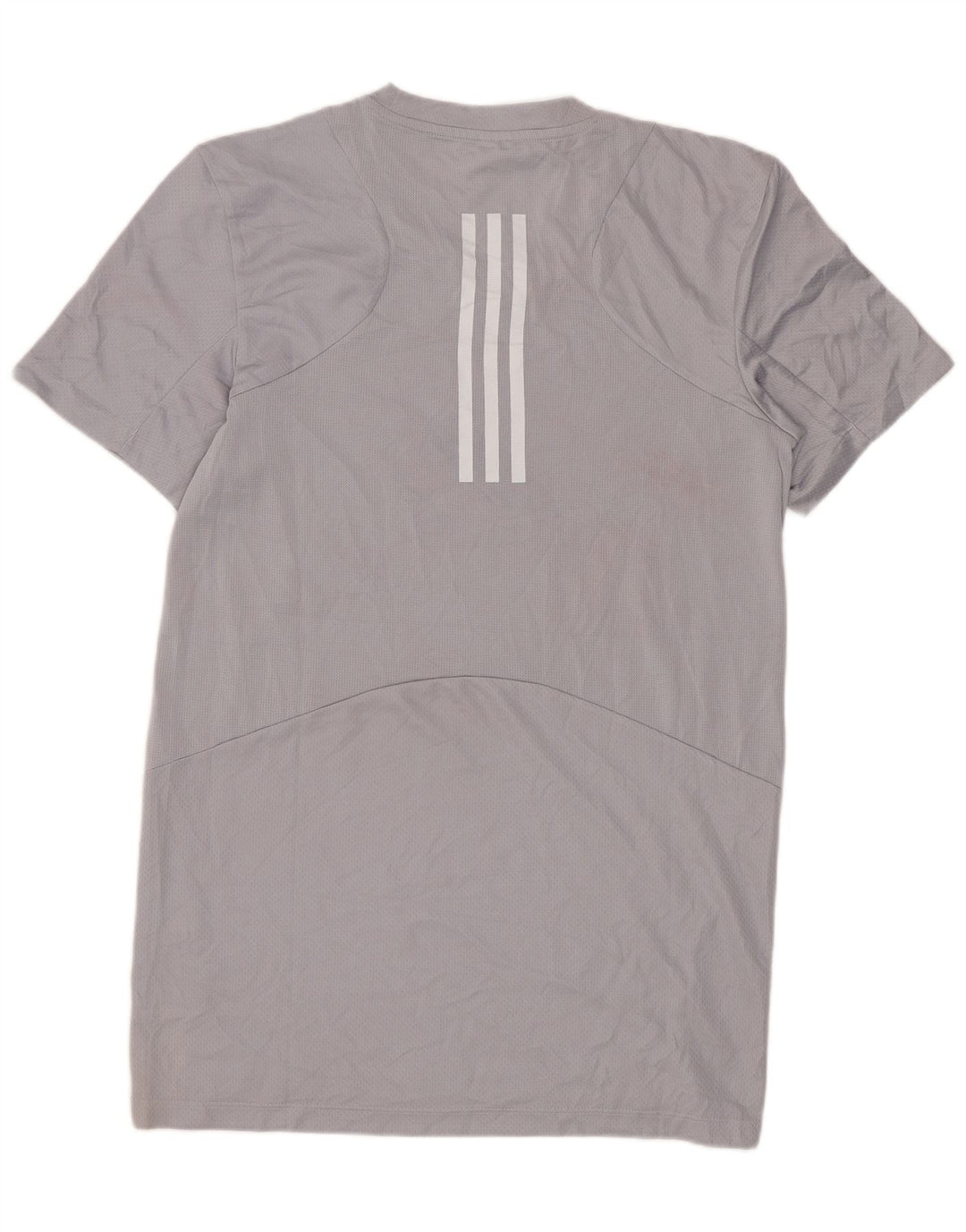 ADIDAS Herre T-Shirt Top Lille Grå Polyester