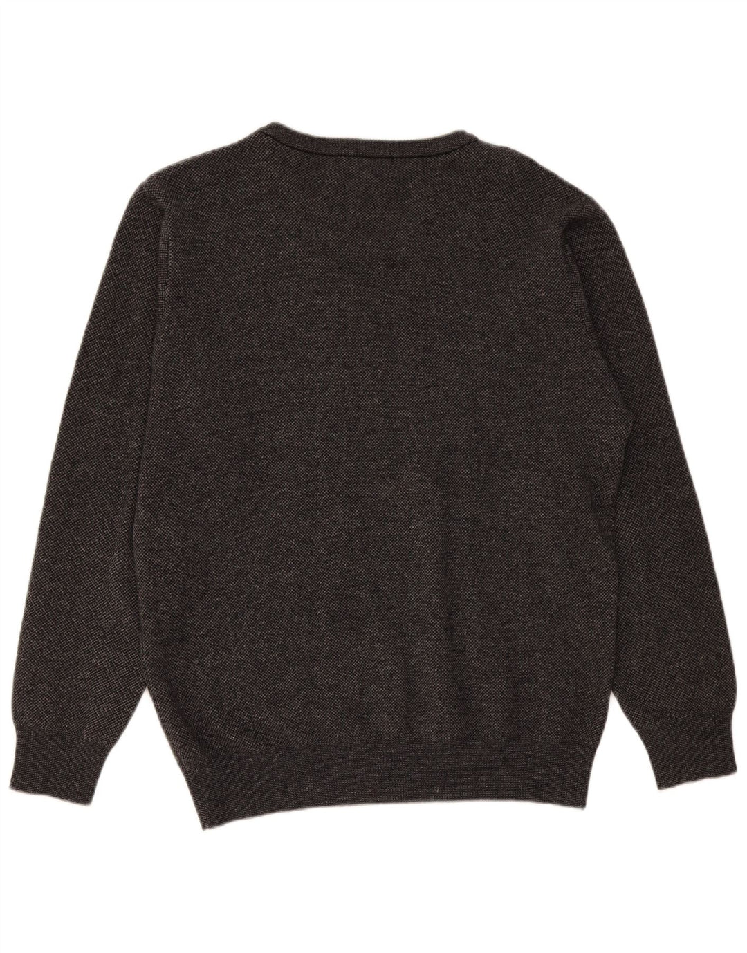 Superga Herre V-hals sweater Stor grå uld