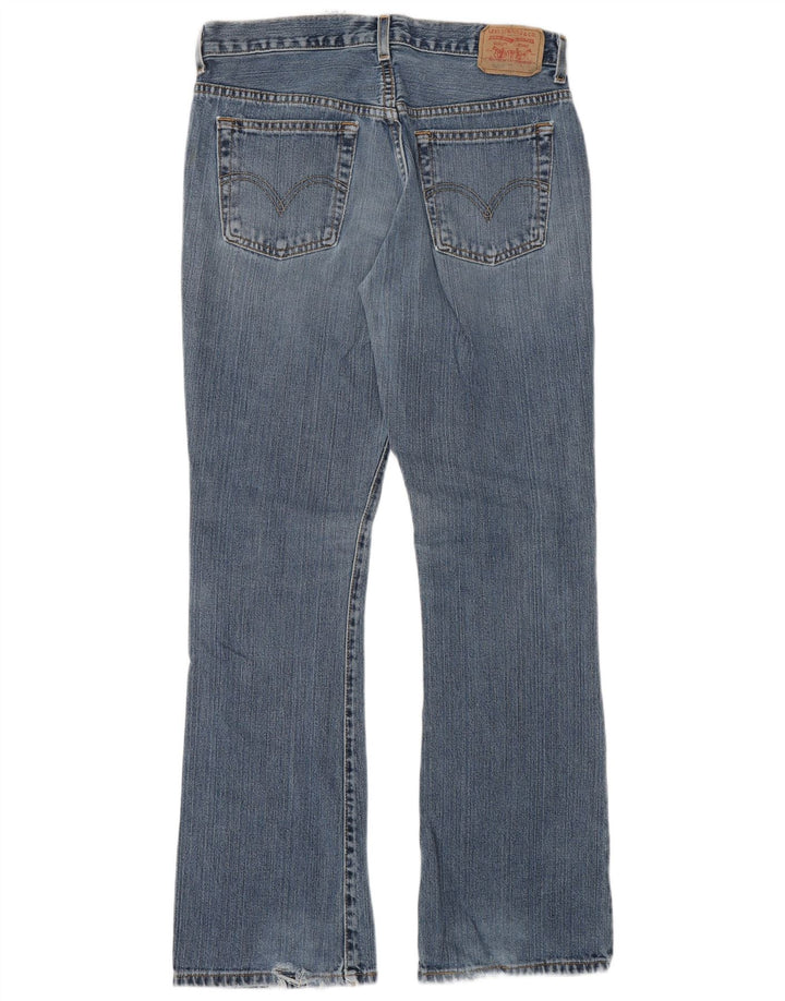 Levi's Dame 515 Bootcut Jeans med lav talje US 8 Medium W30 L31 Blå Bomuld
