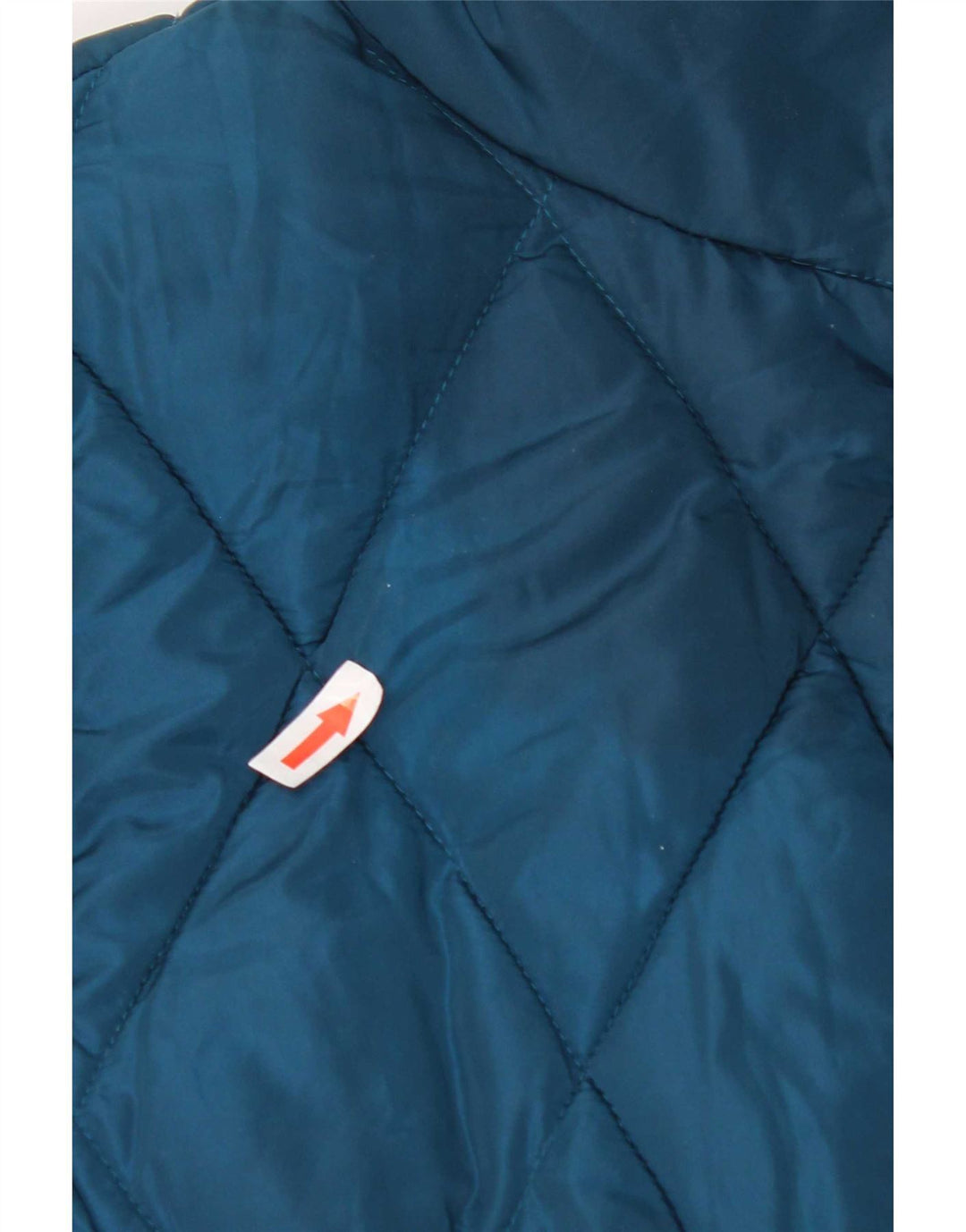 Marks & Spencer Quiltet polstret jakke til kvinder UK 12 Medium Blue Polyester