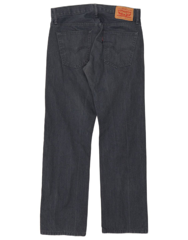 Levi's Herre 514 lige fritidsbukser W32 L30 marineblå bomuld