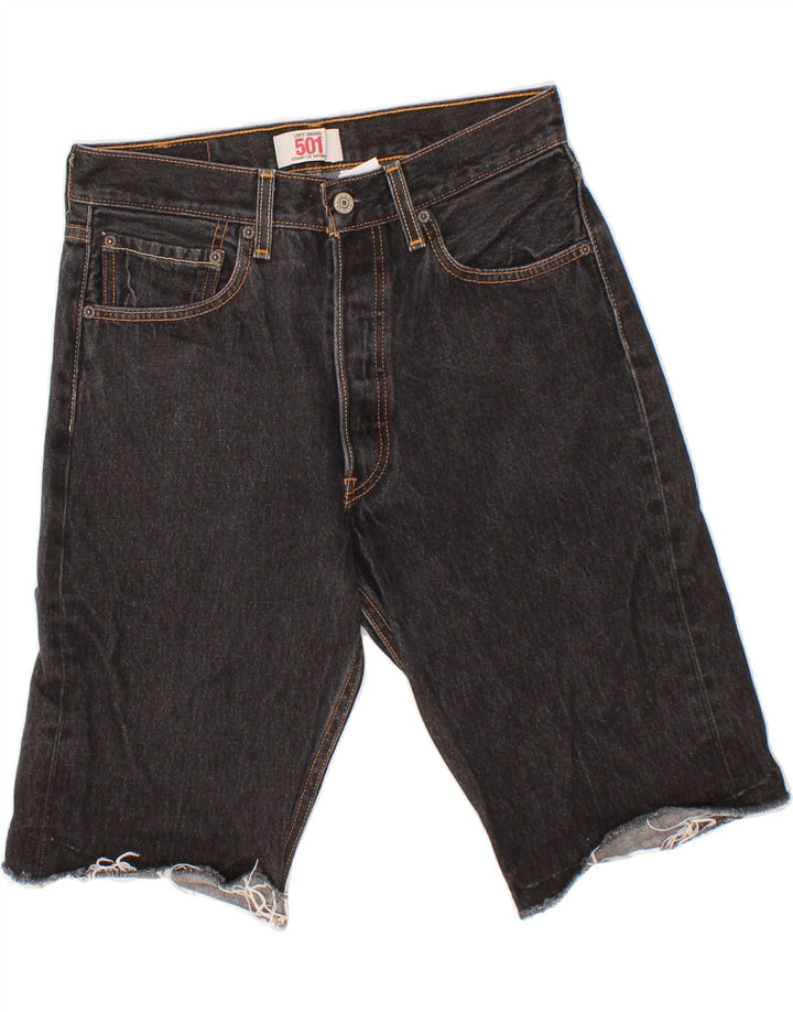 LEVI'S Herre 501 denimshorts W32 Medium Sort Bomuld