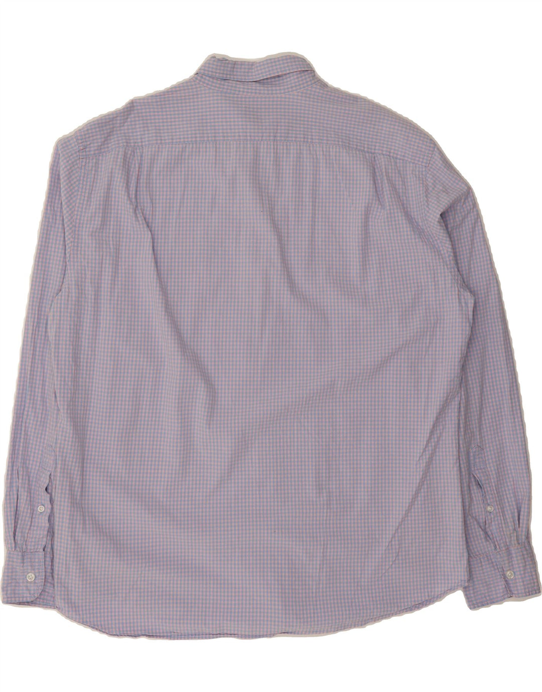 J. CREW Mens Flex Slim Shirt XL Blue Gingham Cotton Vintage J. Crew and Second-Hand J. Crew from Messina Hembry 