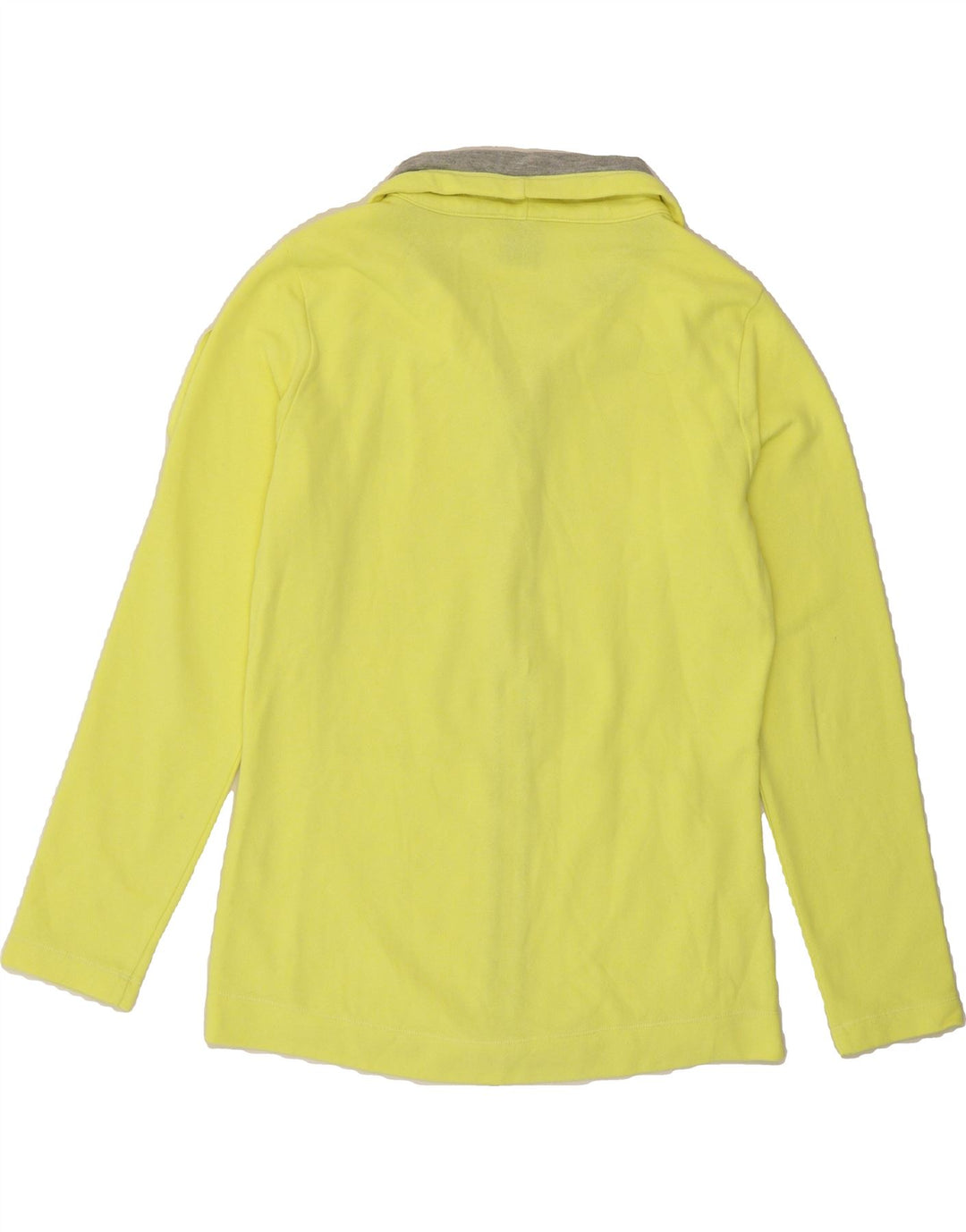 CHAMPION Womens Graphic Tracksuit Top Jacket UK 16 Large Yellow Cotton Vintage Champion and Second-Hand Champion from Messina Hembry 