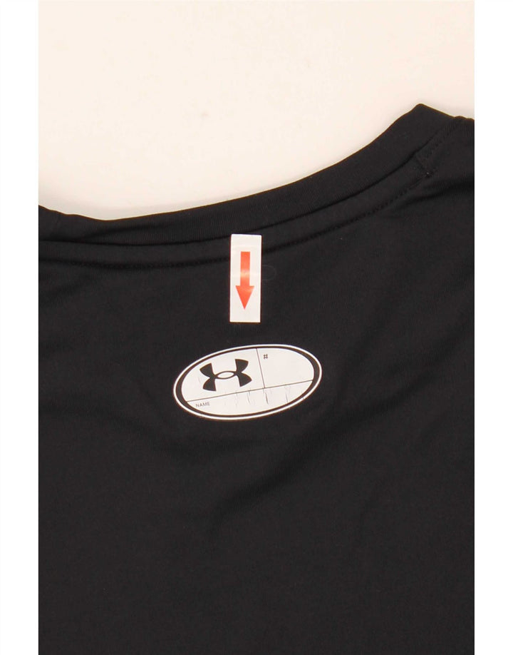 Under Armour Herre Cold Gear Top Langærmet Medium Sort Polyester