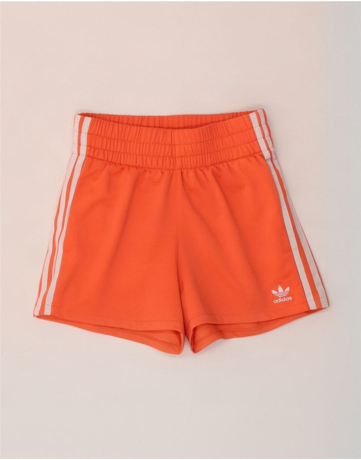 Adidas Dame Sports Shorts UK 10 Small Orange Polyester