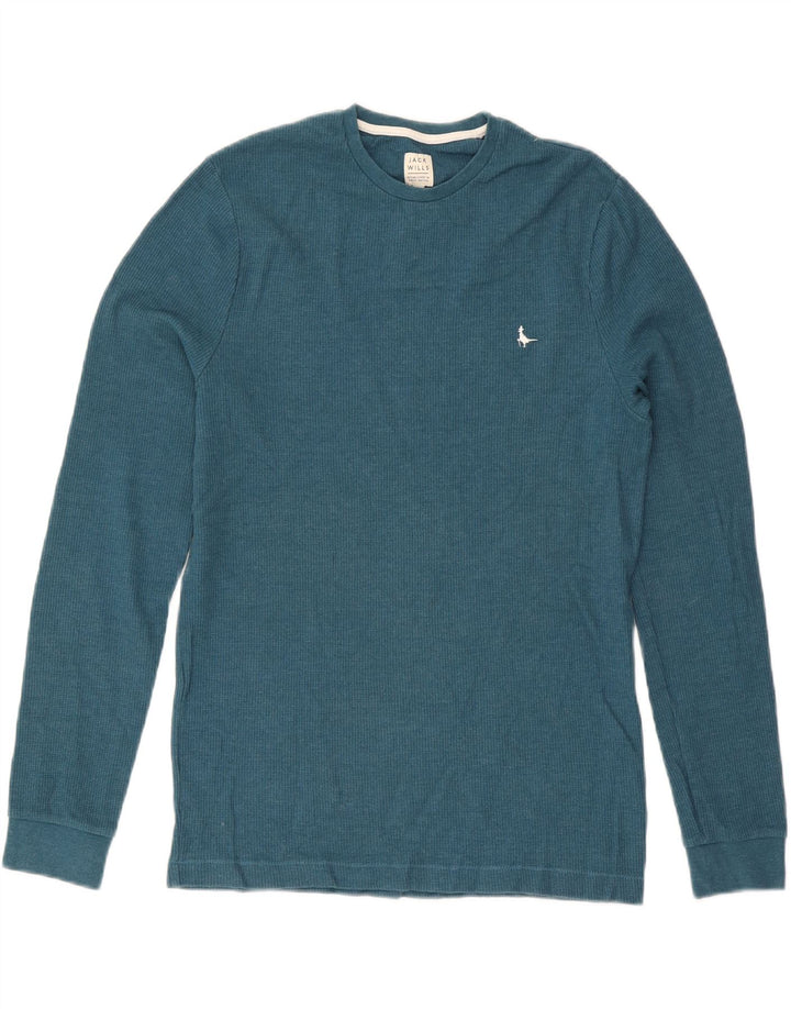Jack Wills Herre Top Langærmet Lille Blå Bomuld