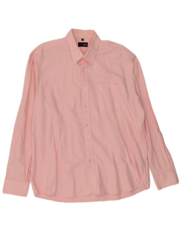 Fila Herreskjorte XL Pink Bomuld