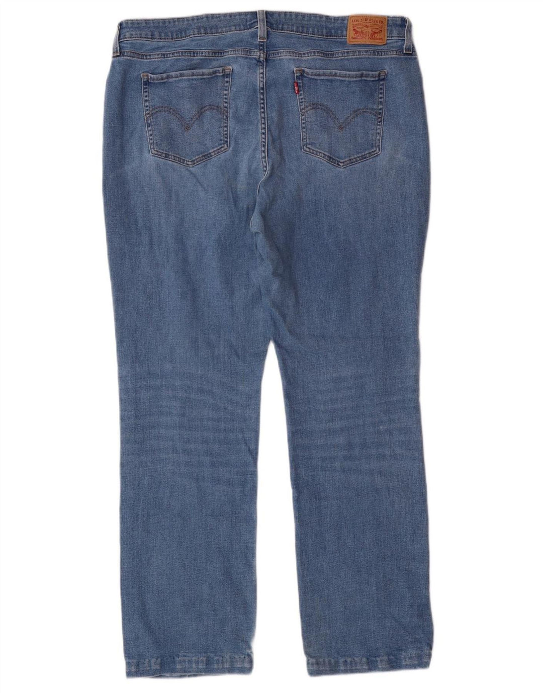 LEVI'S Womens 414 Classic Fit Straight Jeans US 20 3XL W40 L30 Blå Bomuld